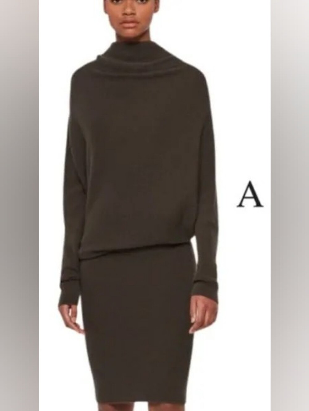 Allsaints Textured Ridley Wool Knit Dress Size M